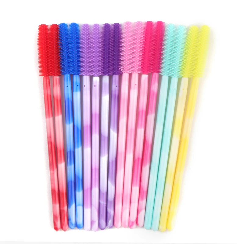 50Pcs Disposable Silicone Eyelash Brushes