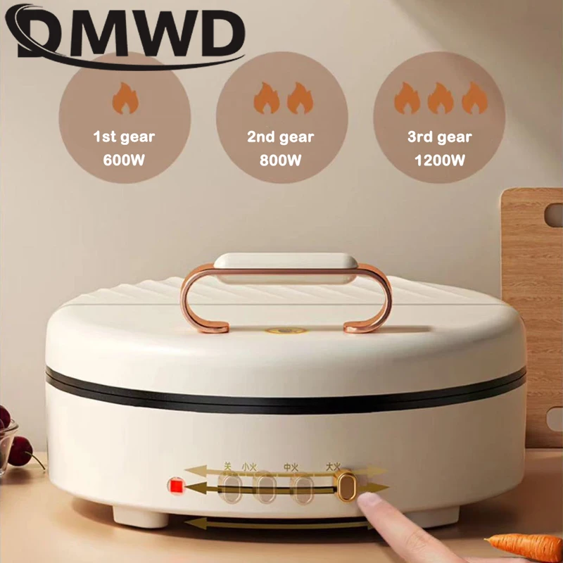 Electric Baking Pan Double-sided Suspended Heating Pancake Frying Machine Non-stick Pan Deepened and Enlarged Pancake 220V