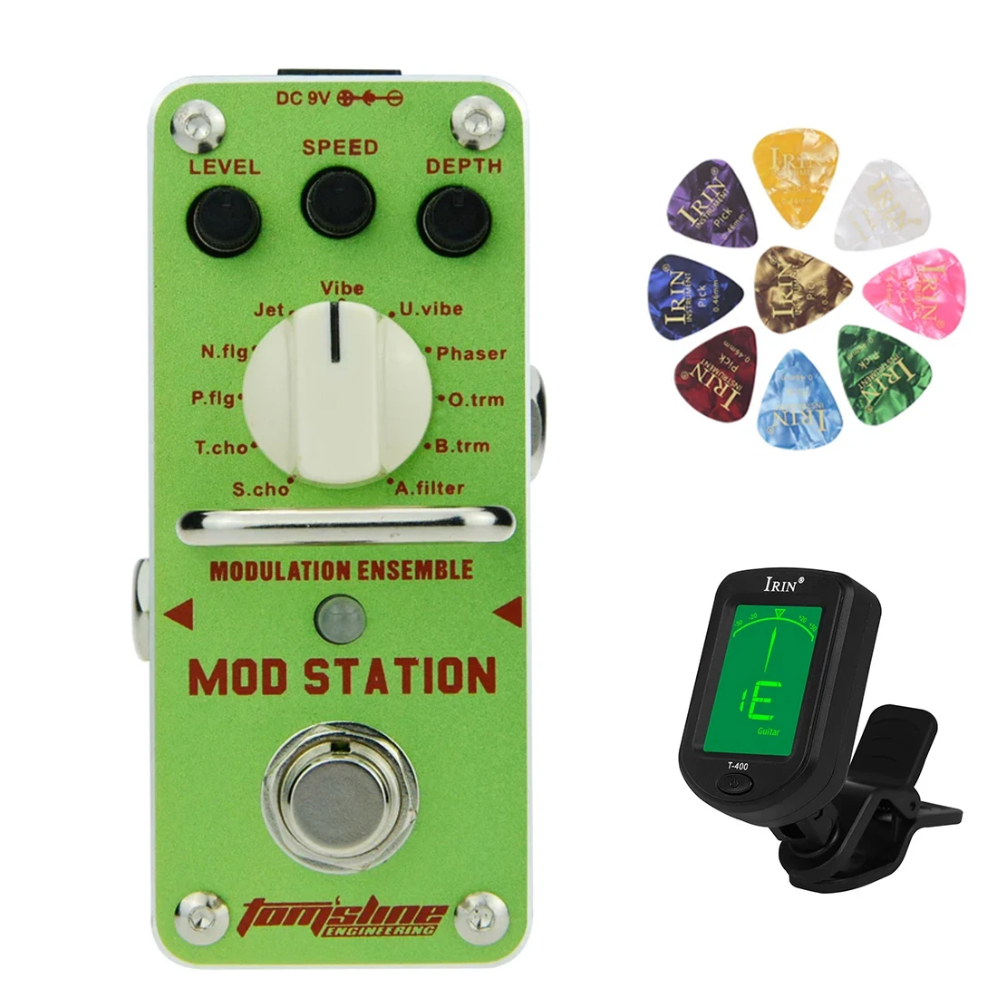 

AROMA Tom'sline AMS-3 Mini Single Effect Mod Station Modulation Ensemble Electric Guitar Effect Pedal with True Bypass