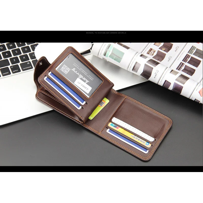 Elegant Men Zip Around Clasp Wallet for Business Casual