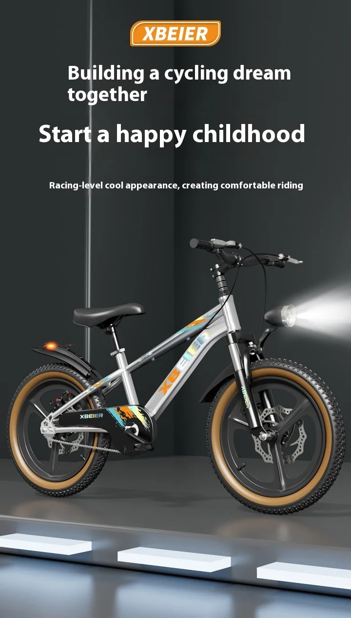 Description Picture 2 of itemChildren's Bicycle for Older Kids6-15Year Old Elementary School Boys and Girls Mountain Bike Outdoor Cycling