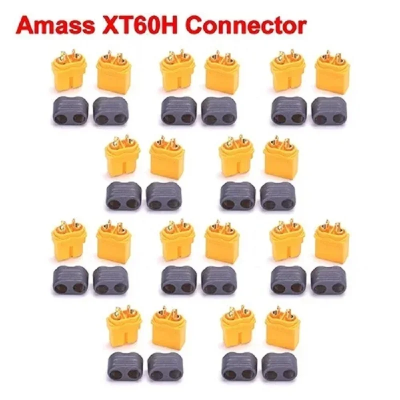 10 Pares Xt30 Xt30U Xt60 Xt60H Xt90 Ec2 Ec3 Ec5 T Enchufe Conector De Bateria Conjunto Hembra Conector De Banana Chapado En Oro