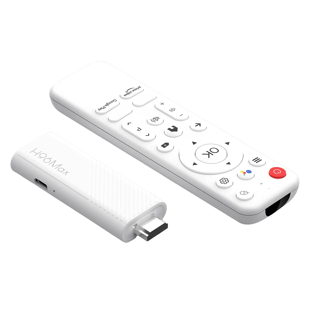 2024 New Android 14.0 H96Max H313 Mini TV Stick Allwinner Quad Core 4K HDR Wifi6 Wifi 2.4G Game Media Player Smart TV-Box