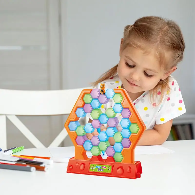 Save The Bees Game Break Bricks Game With Colored Blocks Indoor Activity For Children Colored Blocks Break Bricks Fun And