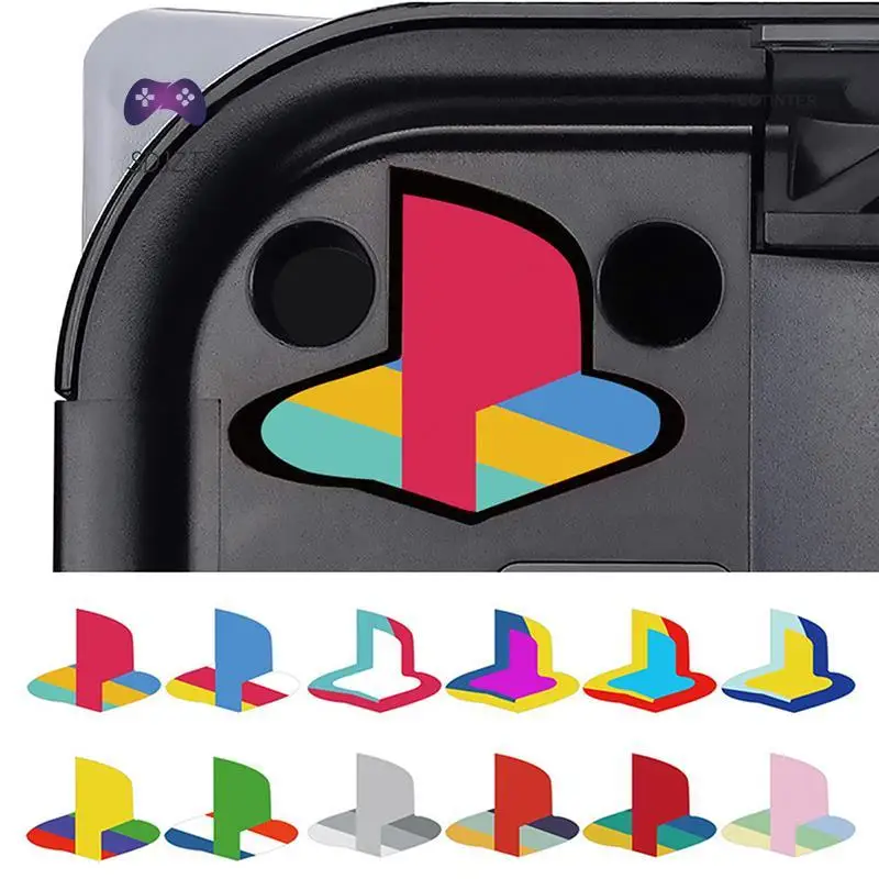

12 шт., цветные защитные наклейки для контроллера Playstation 5 PS5