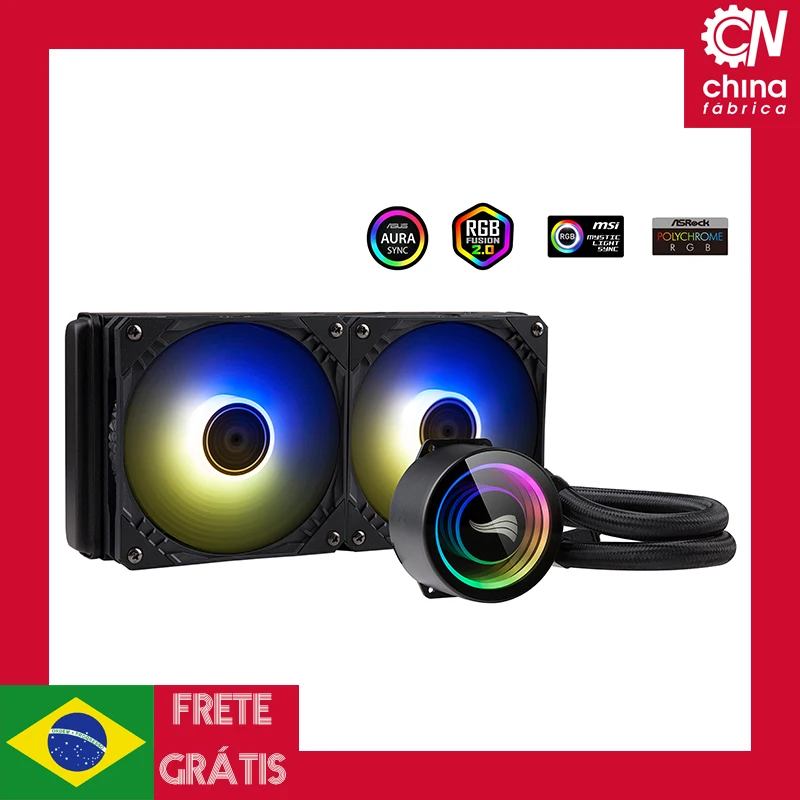 Water Cooling Cpu Cooler Argb Sync Gf240 Tdp240w Lga 2066/775/2011 V3