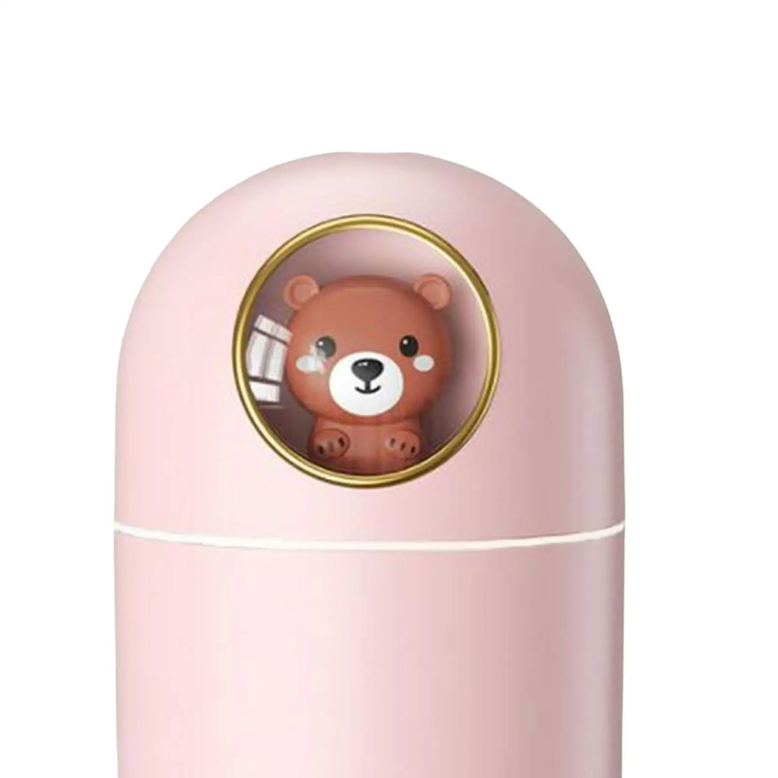 귀여운 공기 가습기 자동 차단 무소음 LED 야간 조명 침실 사무실용 쿨 미스트 디퓨저 USB