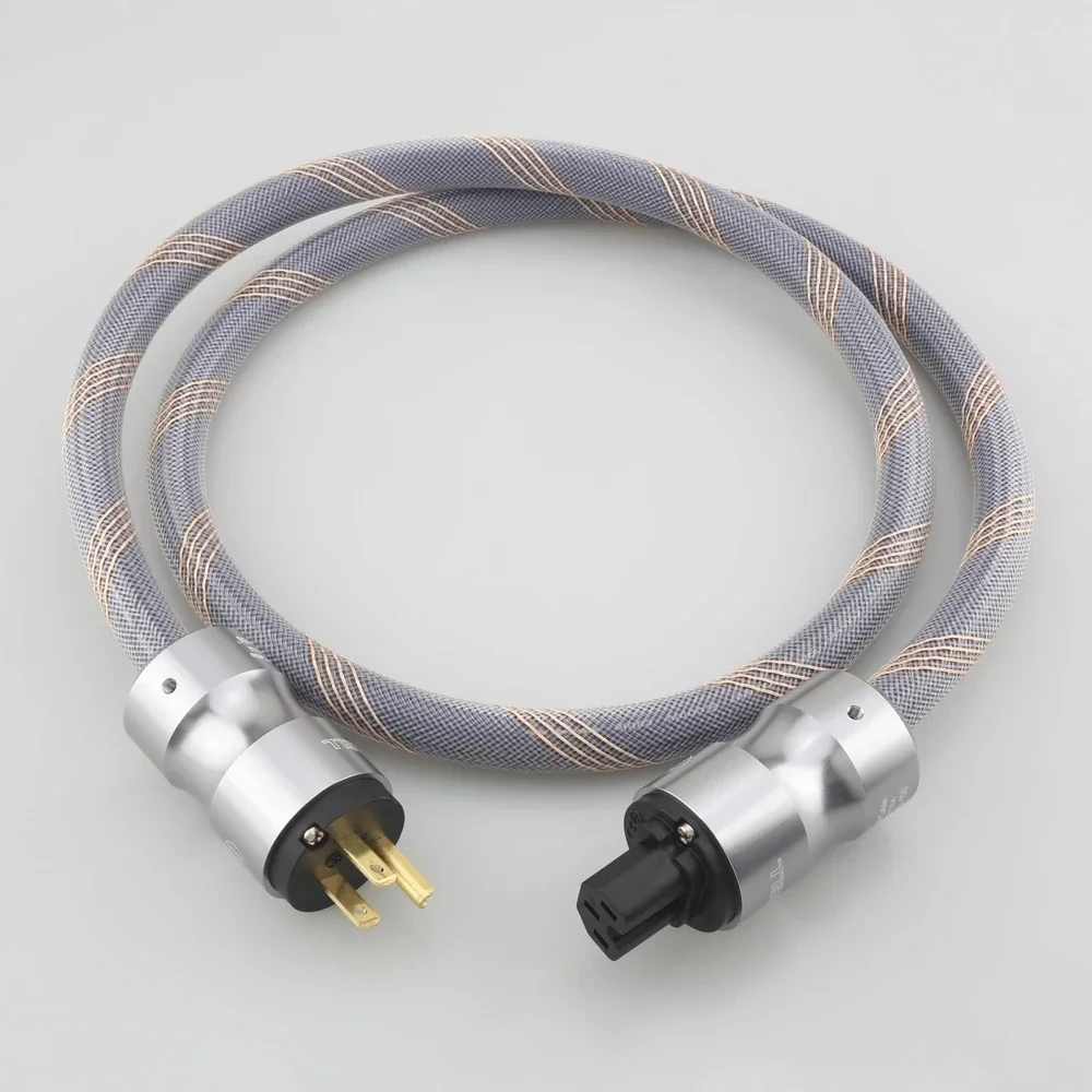 Krell Audiophile OFC Hi-Fi Audio Power Cable US EU Schuko AC Main Supply Cord