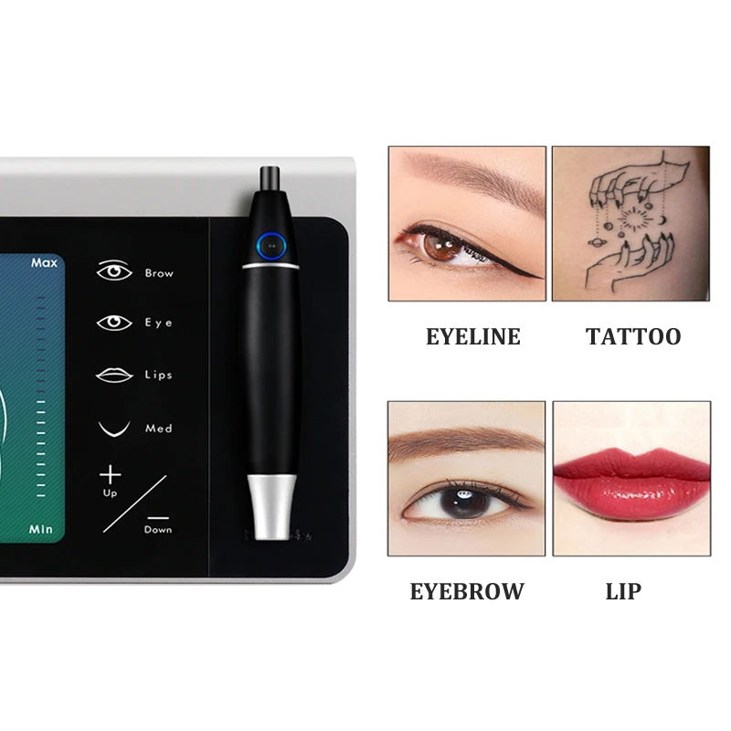 

Professional Touch Screen Multifunctional Microblading Pen Tattoo Machine Eyebrow Makeup Beauty Device Tattoo Gun Control Sets