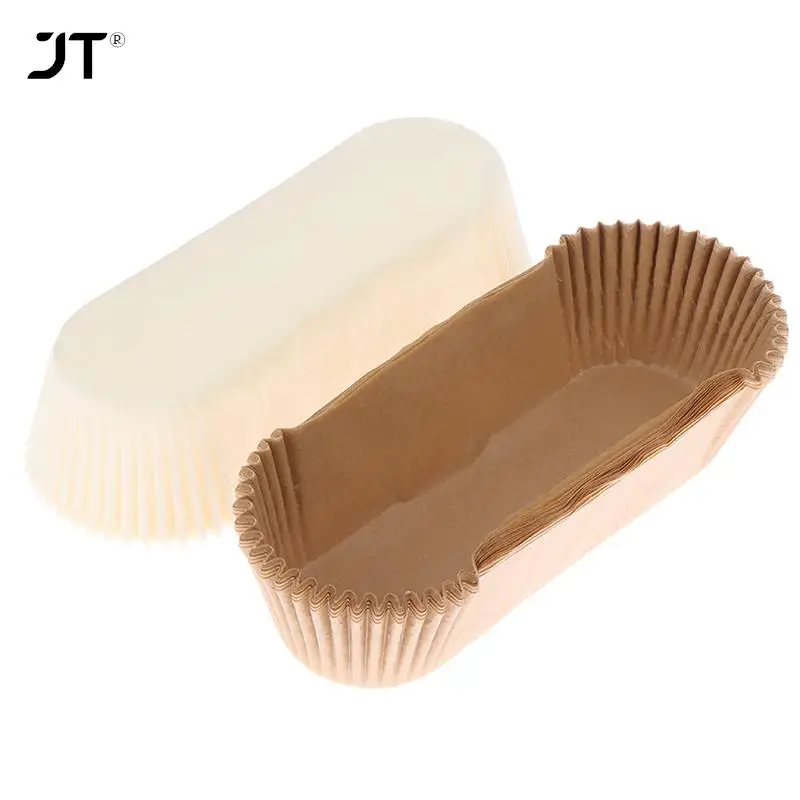 

100 PCS Loaf Bread Baking Liners Paper Loaf Pan Liners Greaseproof Baking Cups Cake Tray Long Cake Mould Bakeware Baking Tools