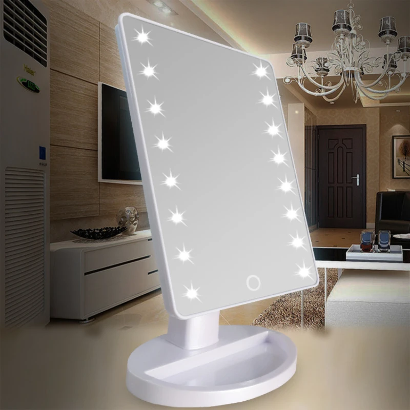 Dual-Use LED Beauty Makeup Mirror 6