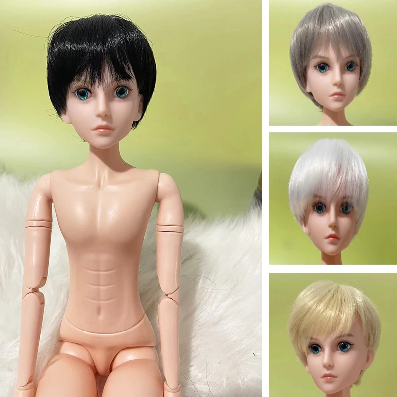 60cm Male BJD Doll Wigs or Doll Head or Whole Doll Male Doll Model Kids Girls Doll Toy Gift ams xt60 x conversion plug xt60 male to trx female adapter amass genuine model accessories