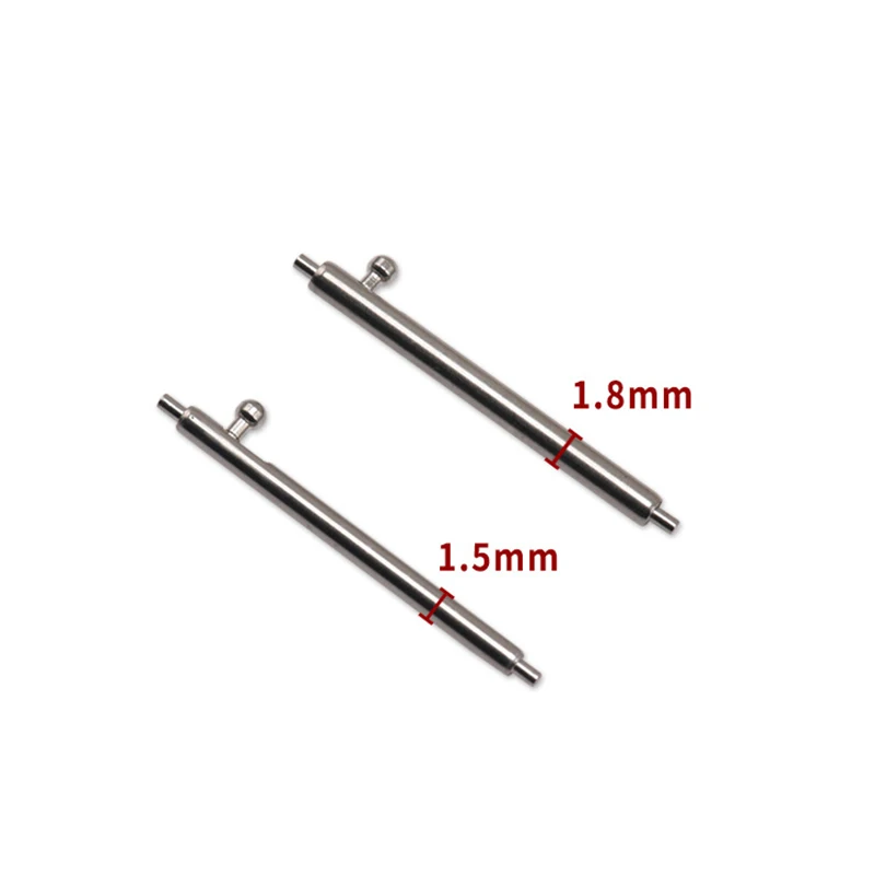 Premium Stainless Steel Quick Release Spring Bar Set - 20pcs Assorted Sizes Watch Band Pins