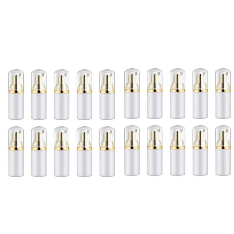 

20PCS 30ML Plastic Foaming Bottle Foam Dispenser Bottle Soap Mousses Liquid Dispenser,Froth Shampoo Lotion Bottling Foam Bottles
