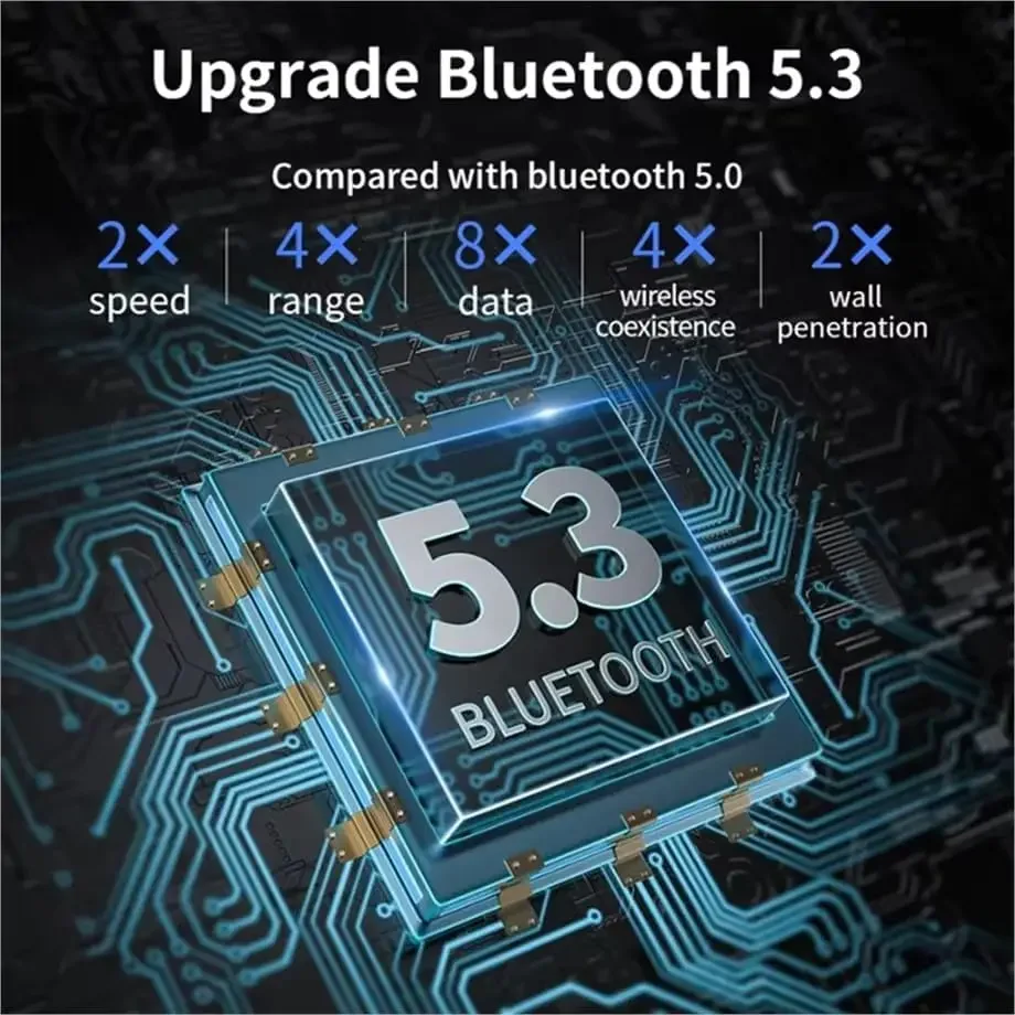 USB Bluetooth 5.3 Adapter for Desktop Computers - Drive-Free Connectivity