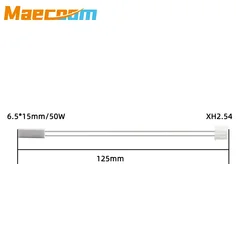 Thermistor & Ceramic Heating Plate for 3D Printer Hotend, 24V 50W (2/4/10pcs) (Heater Cartridge)