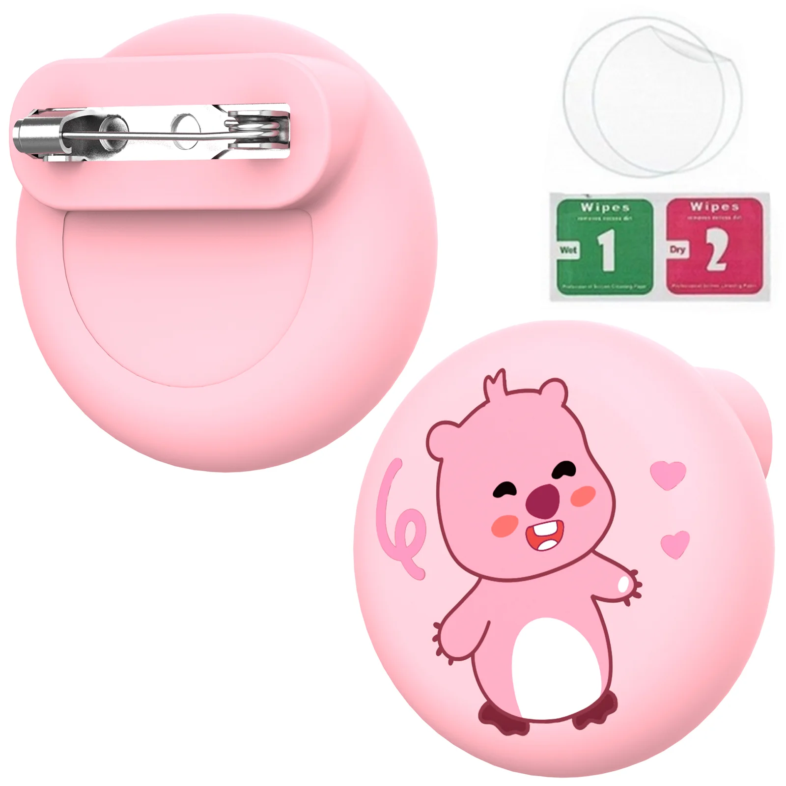 Children's AirTag Necklace with Secure Keychain Holder - Hidden GPS Tracker