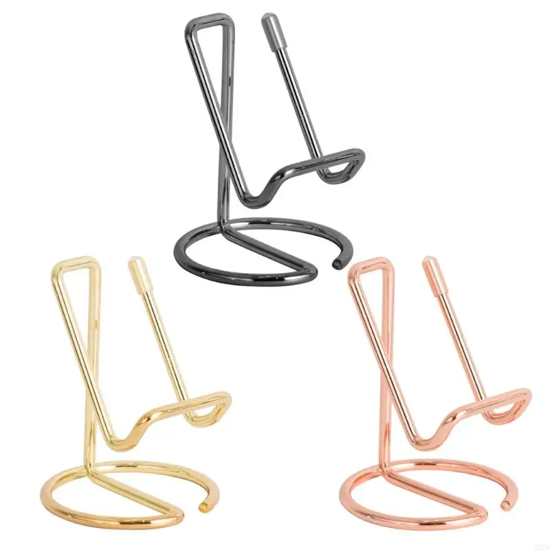 12PB Metal Support Holder Dining Table Dishes Plated Decor Bracket for Home Dormitory Small Night Light Bracket