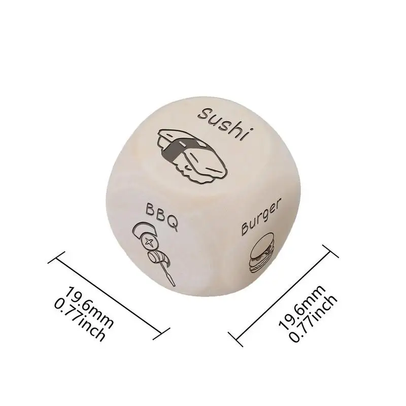 Roll for Food Meal Decision Food Dice