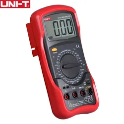 Multimètre numérique LCD UNI T UT52, voltmètre AC DC Amp Ohm, testeur de capacité AC/DC 20A 