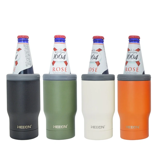 12oz Beer Cooler With Bottle Opener Vacuum Insulated Double Walled  Stainless Steel Beer Bottle Holder For Beer Can Cooler Bar - AliExpress
