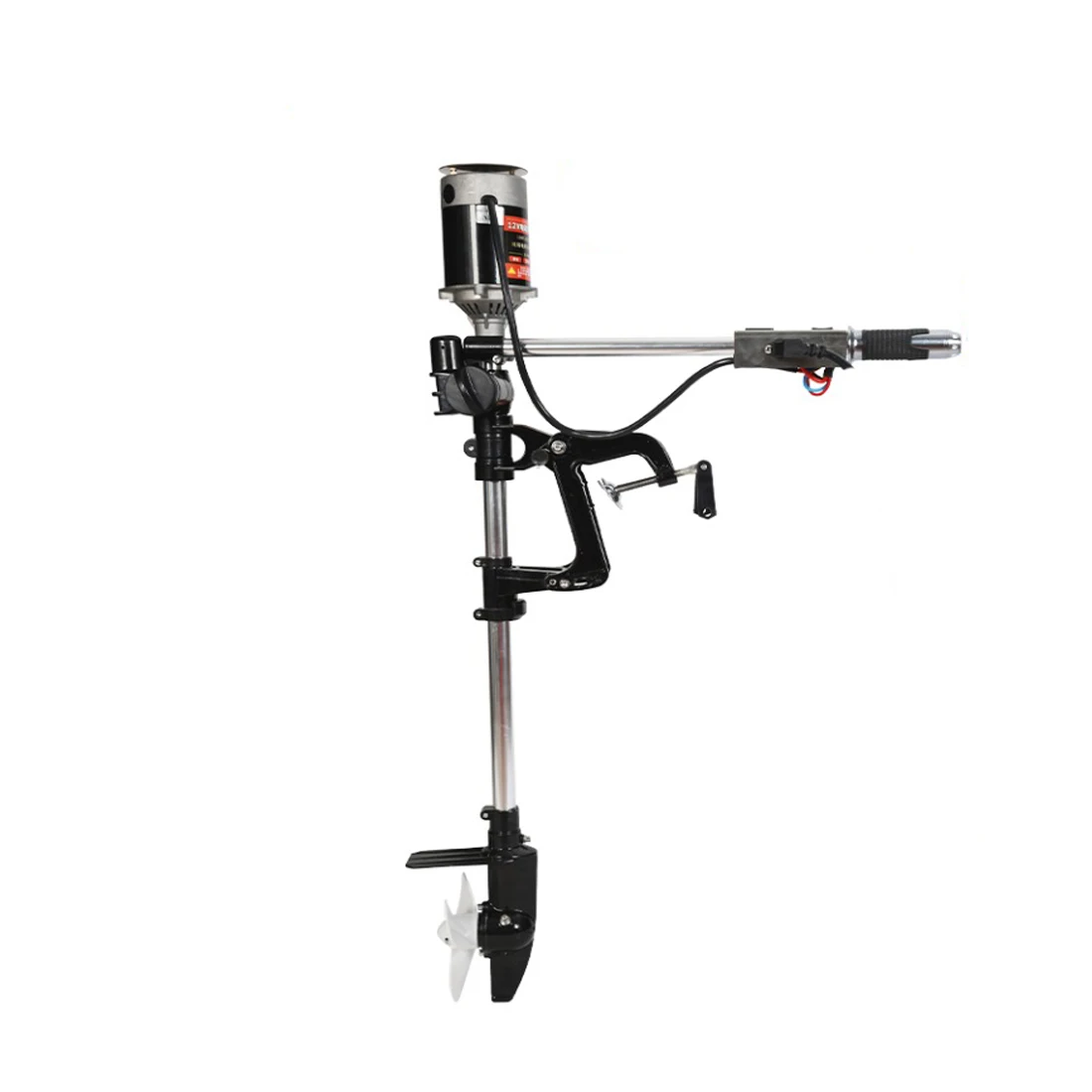 

Outboard motor electric thruster external 12V battery pure copper motor aluminum alloy thruster boat hanger