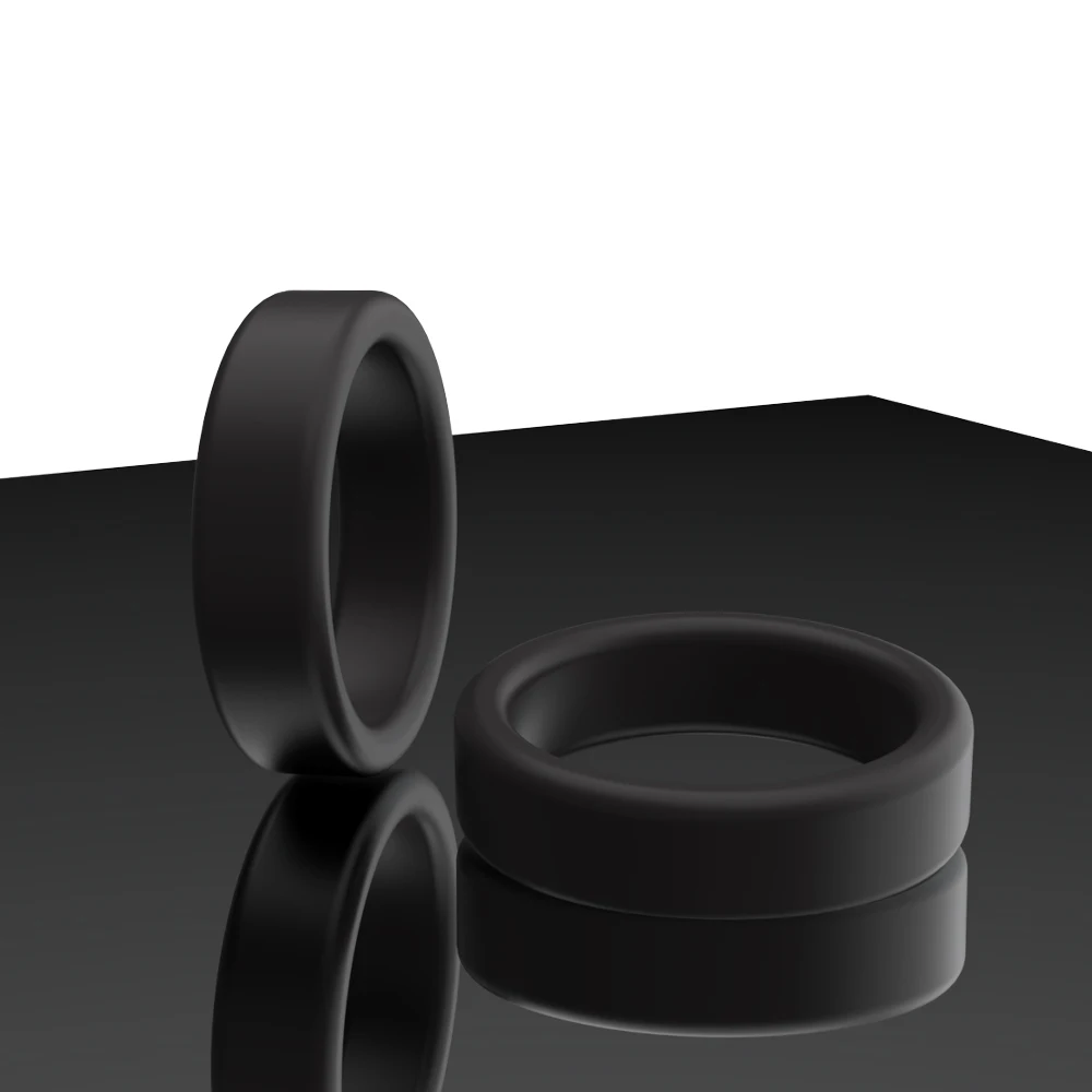 Penis Ring Delay Ejaculation Silicone Reusable Semen Cock Rings on for Men Enlargement Sex Toys For Men Couple Rings 3pcs/set