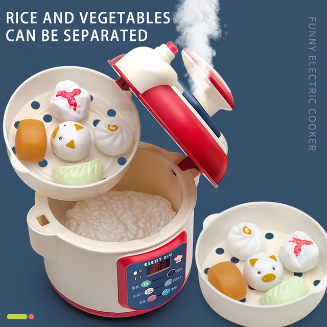 Children's Play House Kitchen Induction Cooker Toy Girl Cooking Tableware Rice Cooker Early Education Parent-child Interaction 6