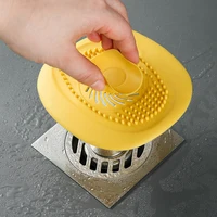 Bathroom Hair Catcher Stopper Silicone Shower Floor Drain Cover Filter Deodorant Anti-clogging Kitchen Sink Plug Drain Strainer 2