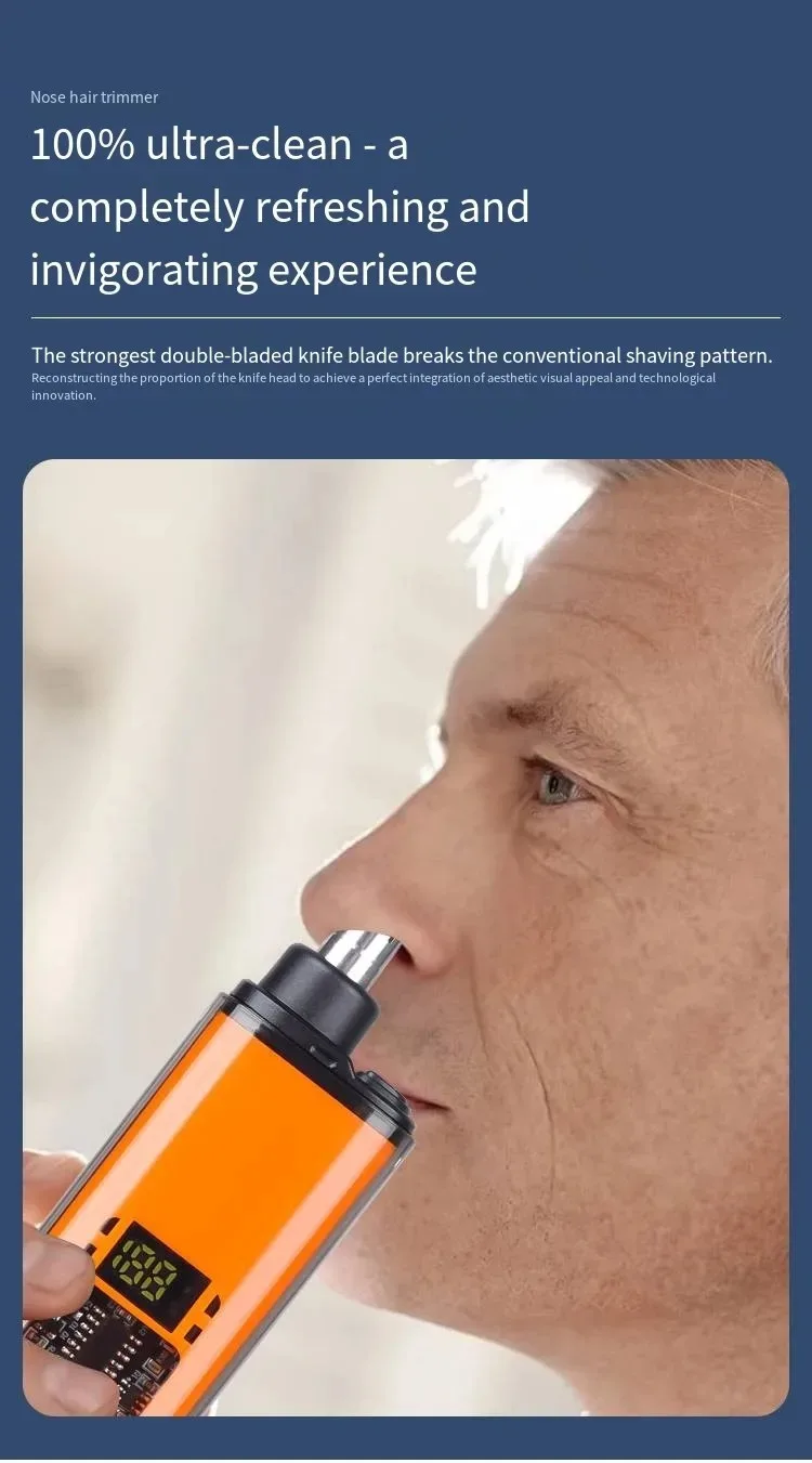 Nose Hair Trimmer Portable Trimmer for Nose Mini Nose and Ear Hair Trimmer Portable Nose Trimmer Rechargeable Trimmer for Man