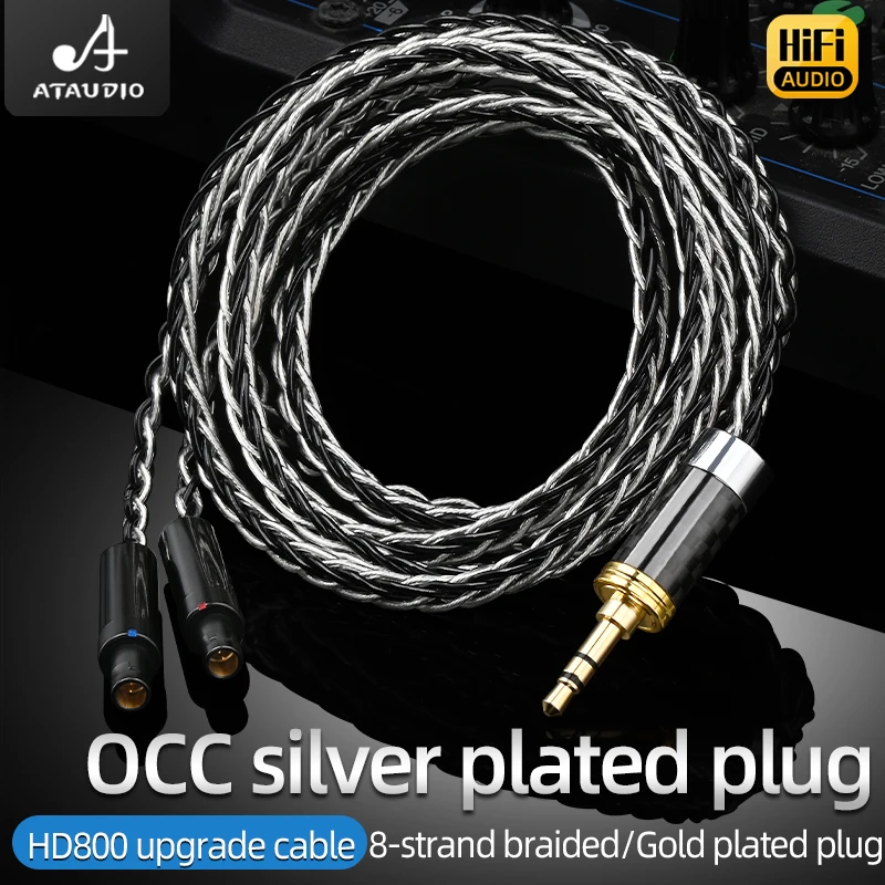 ATAUDIO-HiFi  Upgrand ̺ OCC   ھ, HD800 ̾ ׷̵ ̺ 2.5/3.5/4.4/6.5mm ̾ ̺