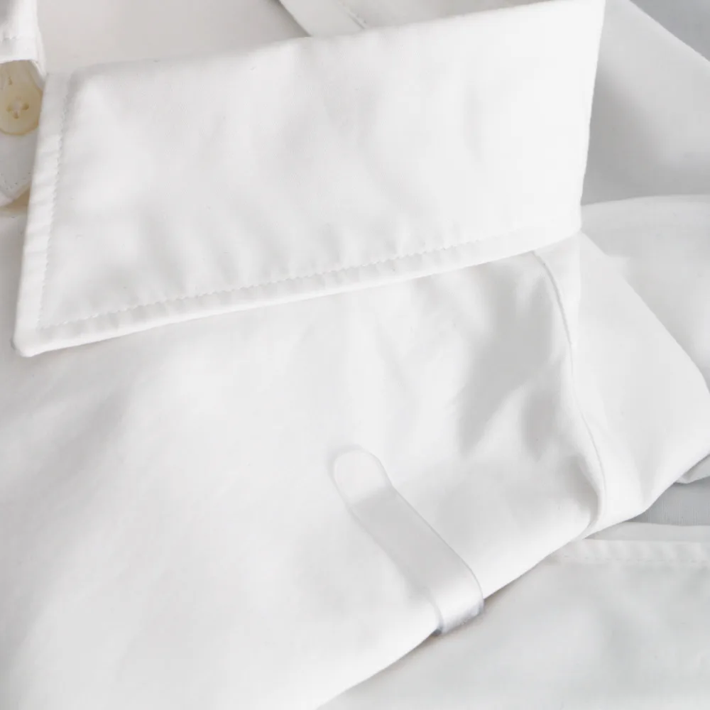 100pcs/lot Plastic Folder Clip Shirt Collar Or T-shirt Clip Pins Dress Garment Packaging Clear Snap