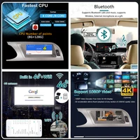 Autoradio Android 15 12G256G avec Carplay sans fil, écran multimédia 8,8'' pour Audi A4 B8 2009-2016, navigation Bluetooth 6