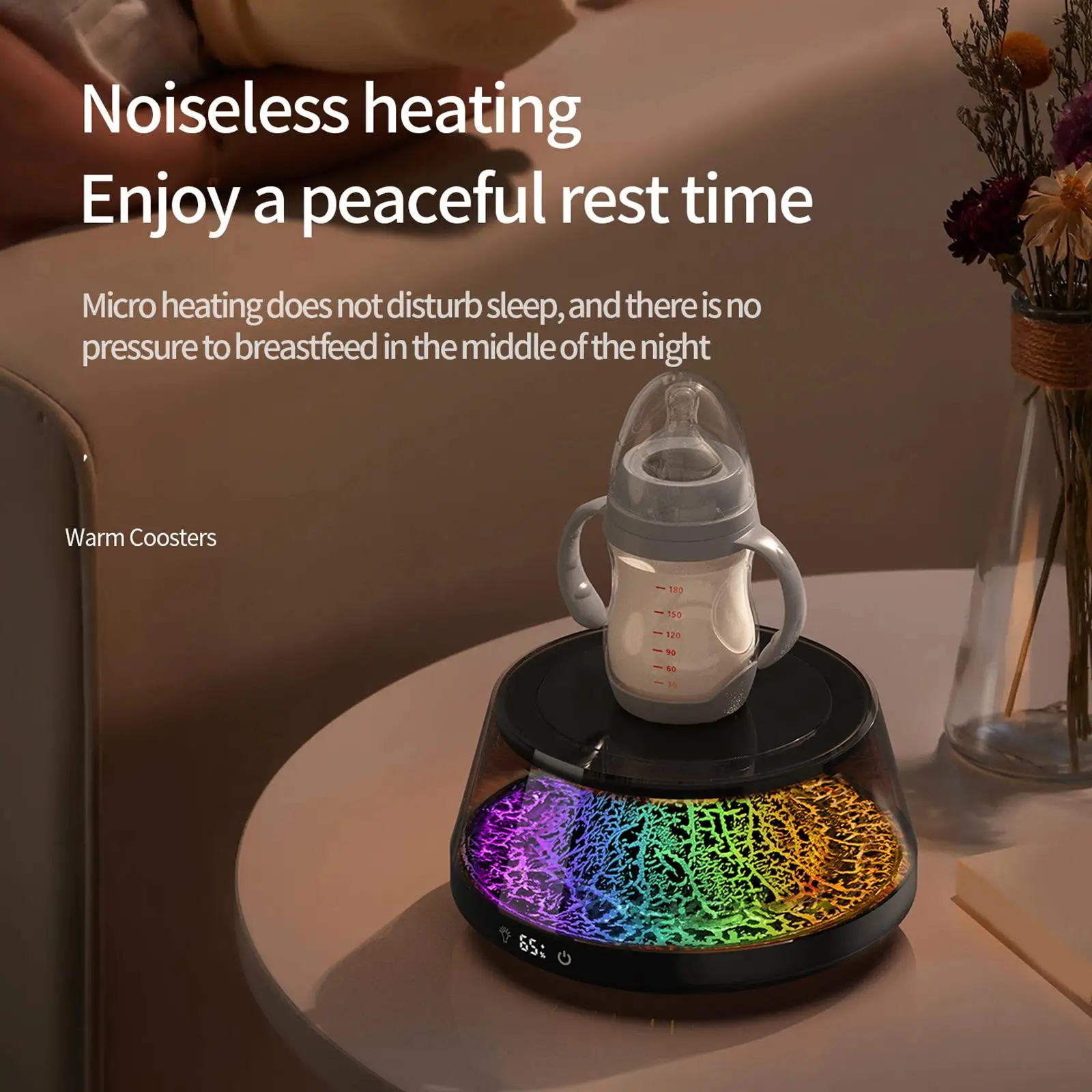 Electric Cup Warmer Coffee Warmer Thermostat Coaster Temperature Adjustment