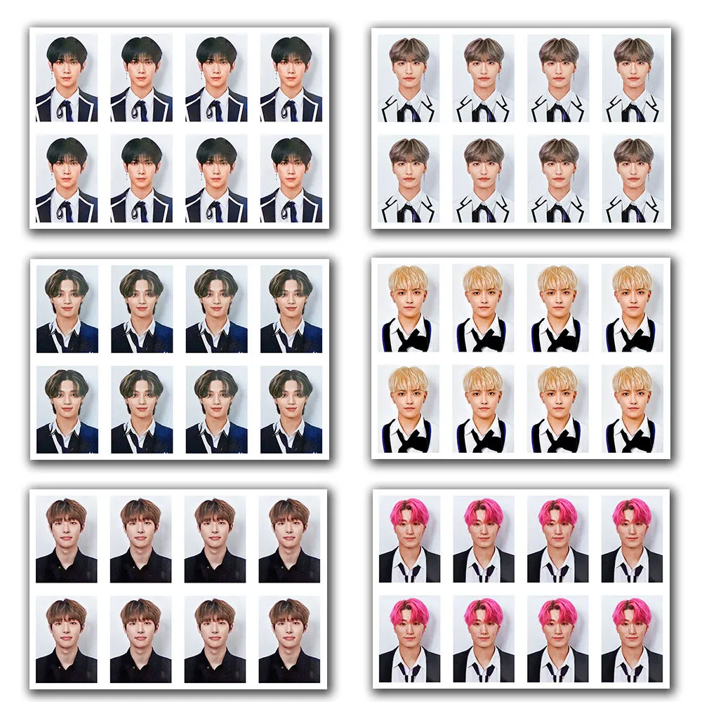 

Kpop ATEEZ 2nd ATINY Паспорт ID карта ЛОМО карта Фотокарта кошелек карта Hongjoong Seonghwa Yunho Yeosang San Mingi Wooyoung Jongh