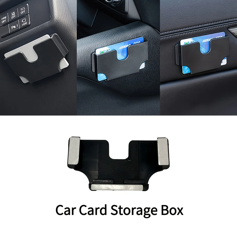 Nuovissimo Porta Carte per Auto, Scatola Porta Voucher, Slot per Carte ad Alta Velocità per Rifornimento Carburante, Porta Carte Creativo - immagine 2