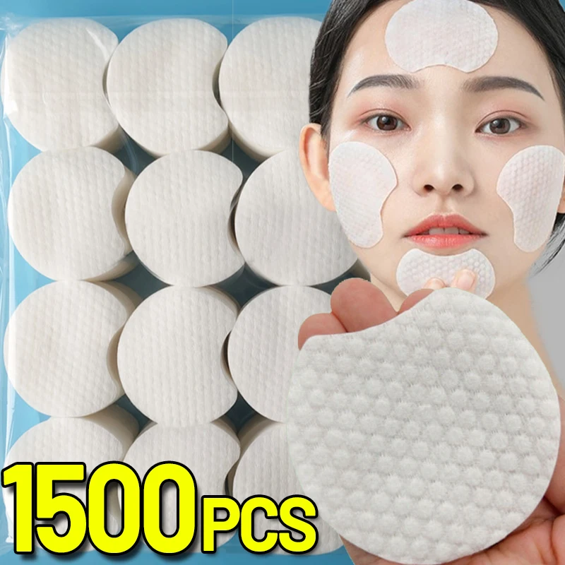일회용 메이크업 코튼 패드 300/600/1500pcs 소프트 펄 디자인 페이셜 클리닝..