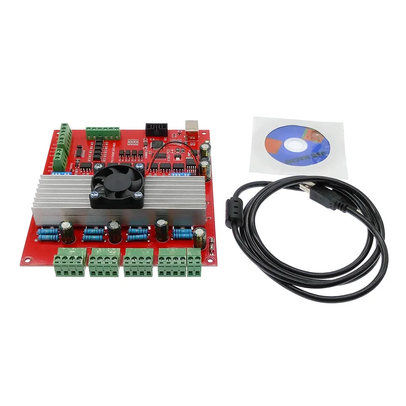 Mach3 Usb 4 Axis Breakout Board 100Khz Cnc Interface Driver Motion Controller Driver Board Motor Driver