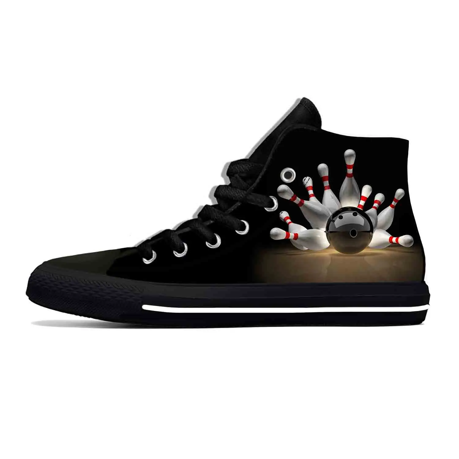 

Anime Cartoon Manga Sport Bowling Fashion Funny Casual Cloth Shoes High Top Lightweight Breathable 3D Print Men Women Sneakers