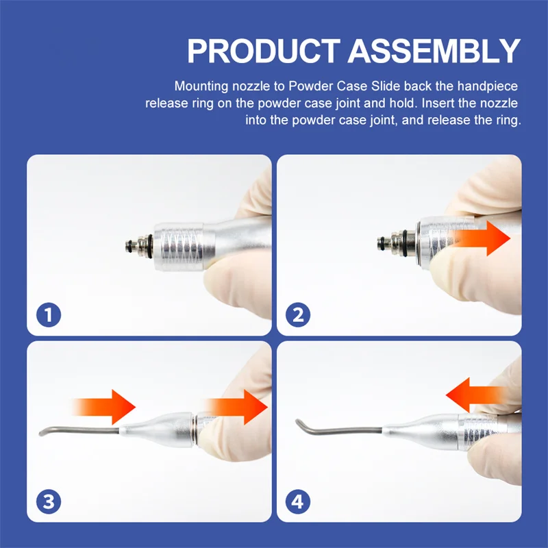 Dental Air Polisher Sandblasting Air prophy jet water Spray polisher Teeth Whitening 2hole 4hole dentist Tools
