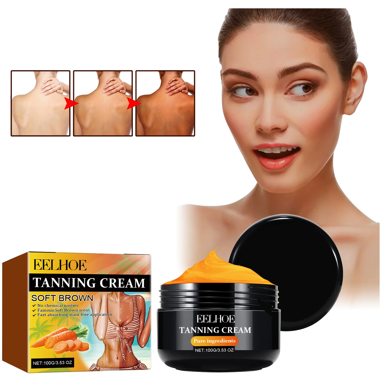 Natural sunshine color, making your skin more textured and radiant
