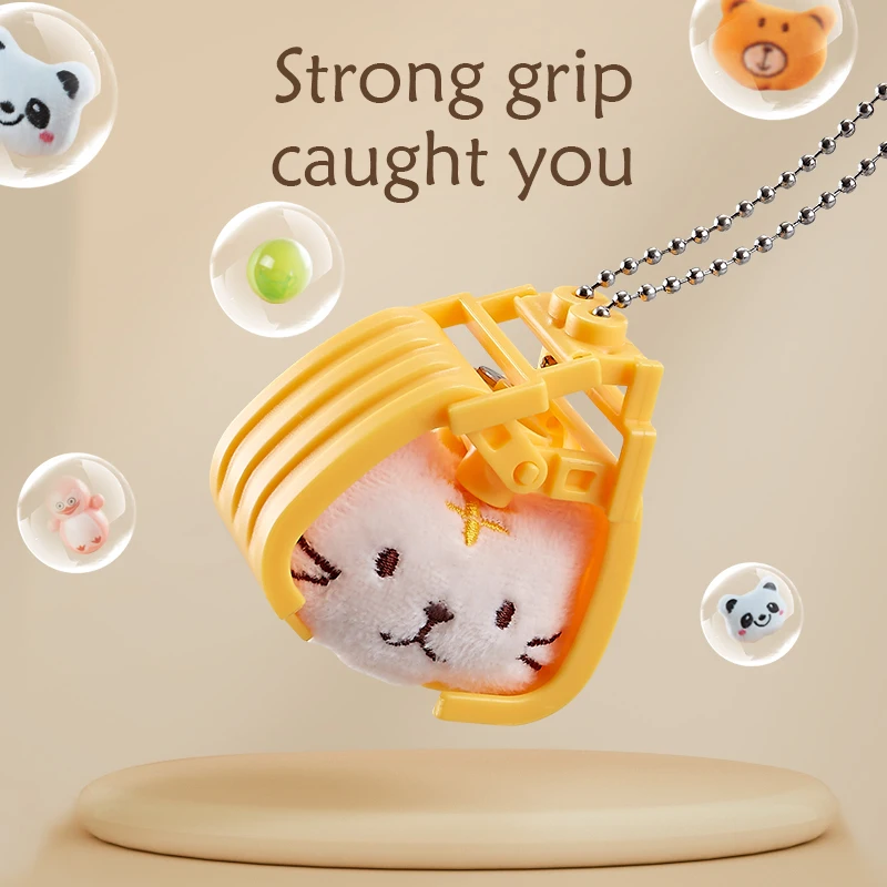 Claw Catch Toy, Clip Doll Machine-Doll Machine Coin Operated Play Game Mini Claw Catch Toy Machine Dolls