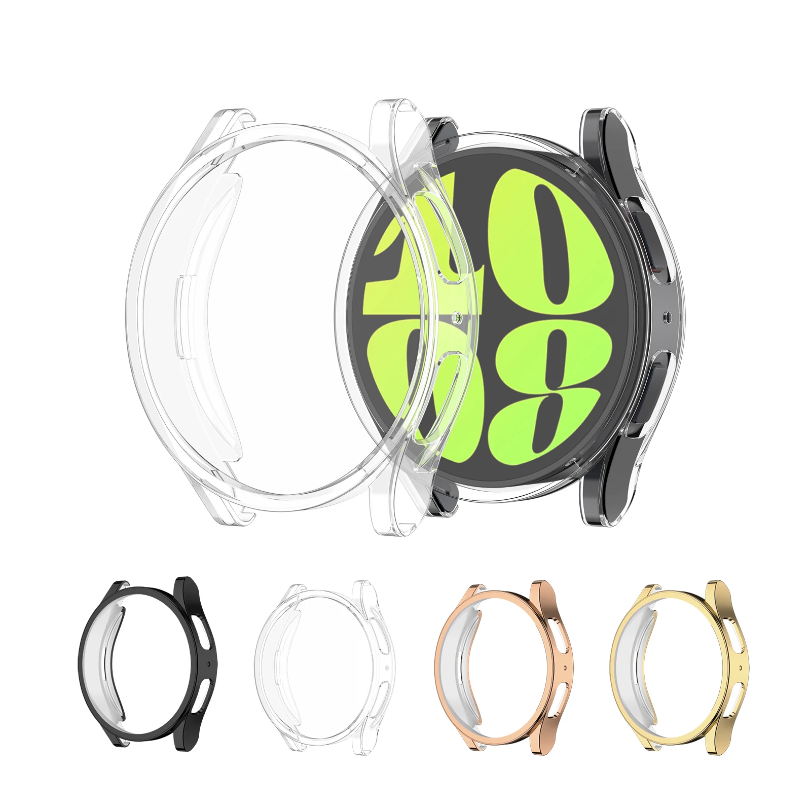 

Full Cover Case For Samsung Galaxy Watch 4 5 6 40mm 44mm Shell TPU Screen Protector Cover For Samsung Galaxy Watch 5 6 4 Case