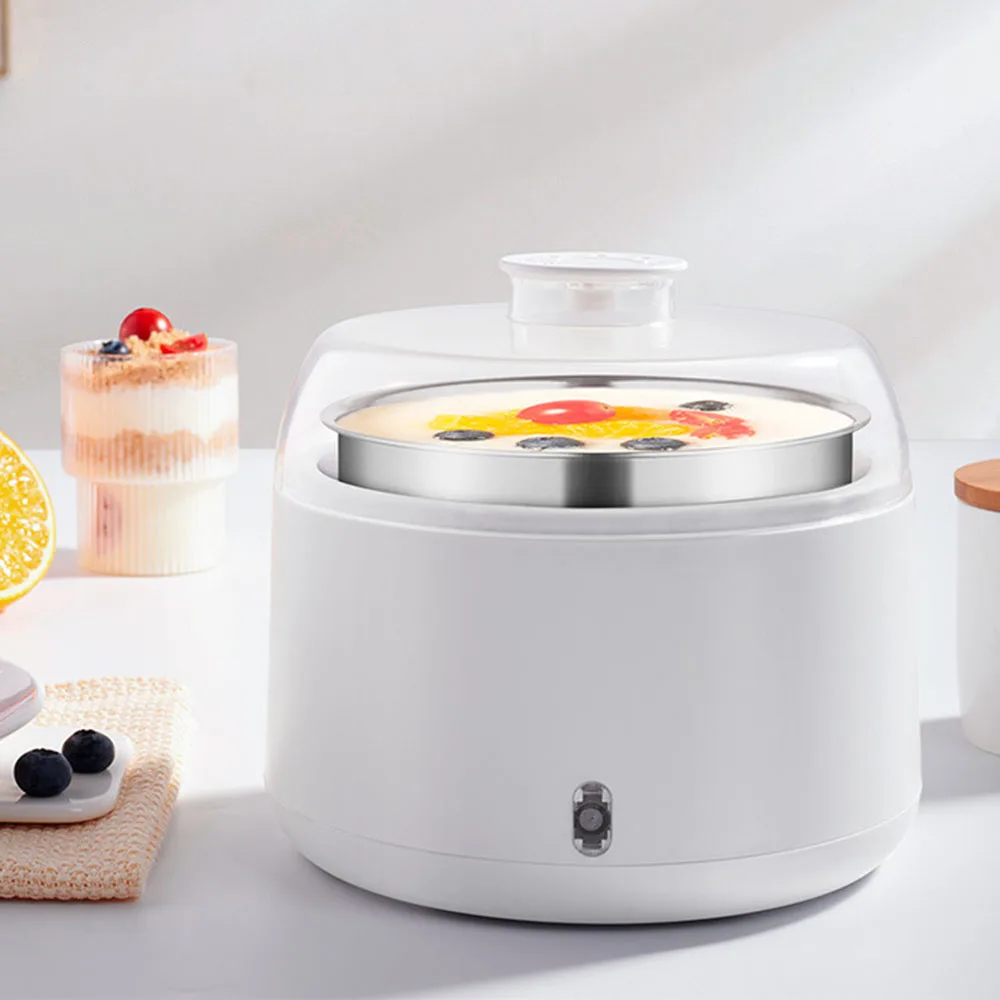 Mini Automatic Electric Yogurt Machine Household DIY Stainless Steel Container Appliances Yogurt With Temperature Control 4