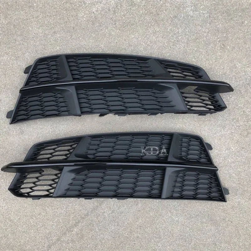 

Auto Left Right Side Front Lower Bumper Fog Light Grille Grill Cover Replacement For Audi A6 S-line Sport 2016 2017 2018