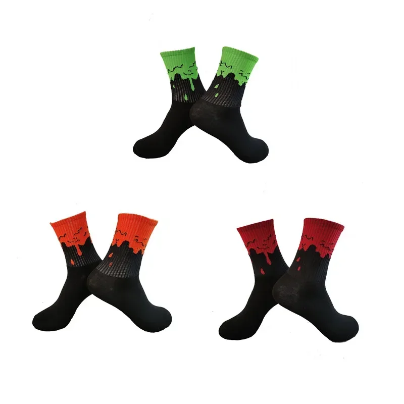 Men's Sports Street Style Hip Hop Crew Socks - 3 Pairs
