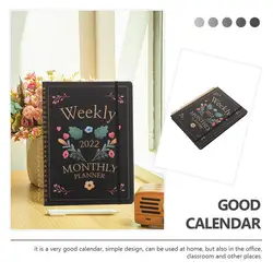 Bureau décoratif de Type 2022, 1 pièce, carnet d'utilisation du calendrier, pour la planification 
