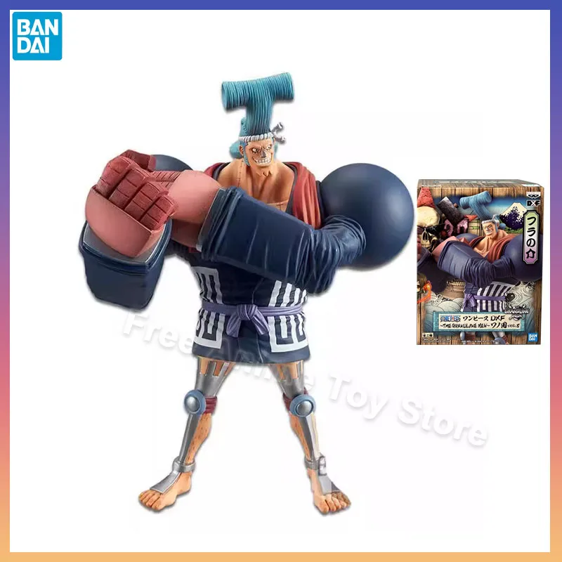 

Bandai Original One Piece Figure FRANKY Anime Action Figures Statuary Toy Model Decoration Collection Holiday Gift in Stock