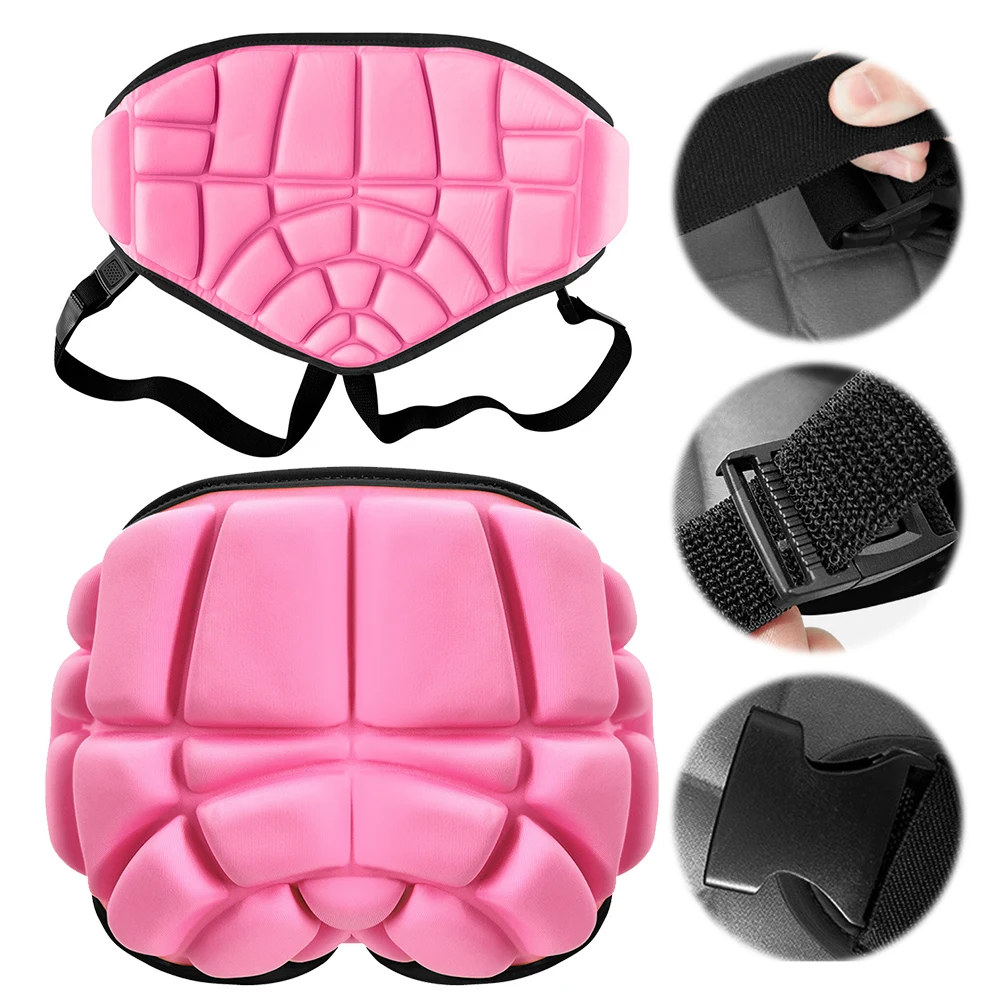 Kids Butt Pad Protective Butt Pad Adjustable Snowboard Padded Mat Anti Slip Hip Protection Shorts for Skating Snow Boarding