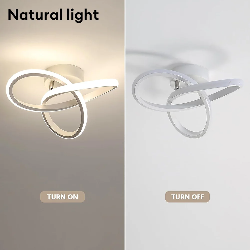 LED Ceiling Light Ceiling Light LED Strip Aisle Ceiling Lights Modern Minimalist Living Room Lamps Adjustable Three-color Light for Bedroom Living Room Corridor